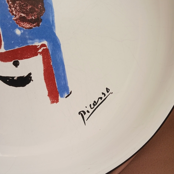 PICASSO 1996 Large Ceramic Bowl Living Face 1963 PP-6 Masterpiece Edition- - Picture 4 of 7